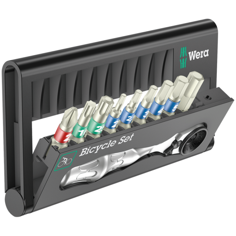 Набір інструментів WERA з нержавіючими бітами Bicycle Set 9, 05004177001
