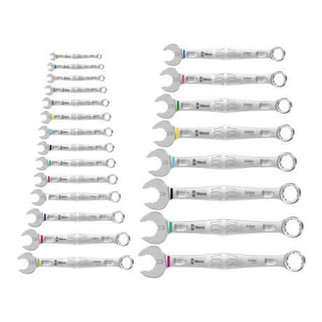 Набір комбінованих гайкових ключів WERA 6003 Joker 22 Set 1, 05020232001