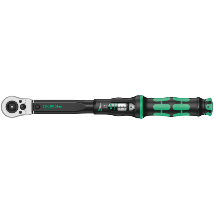 Динамометричний ключ з регулюванням моменту затягування Click-Torque C 2 Push R / L, для правої і лівої різьби, 20-100 Нм, 05075625001