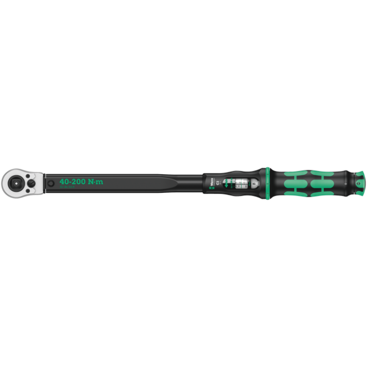 Динамометричний ключ з регулюванням моменту затягування Click-Torque C 3 Push R / L, для правої і лівої різьби, 40-200 Нм, 05075626001