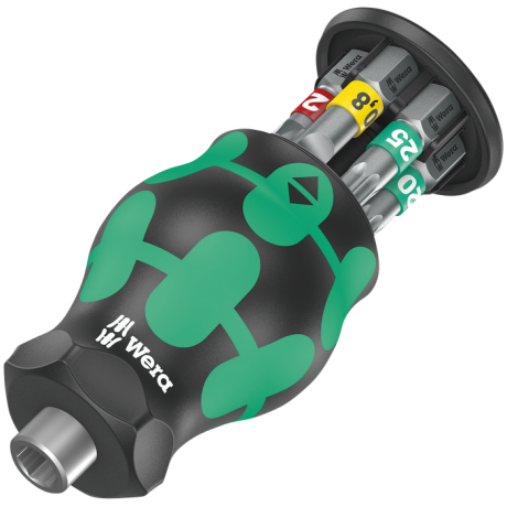 Ручка-бітотримач WERA Kraftform Kompakt Stubby Magazin 1, 05008873001