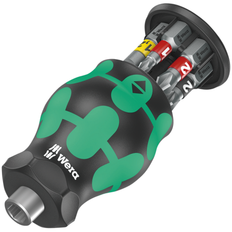 Ручка-бітотримач WERA Kraftform Kompakt Stubby Magazin 2, 05008874001