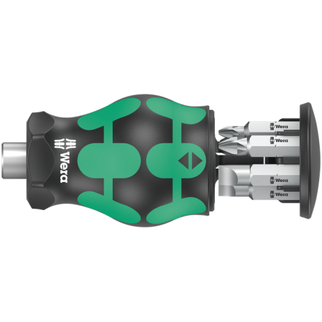 Ручка-бітотримач WERA Kraftform Kompakt Stubby Magazin 4, 05008877001