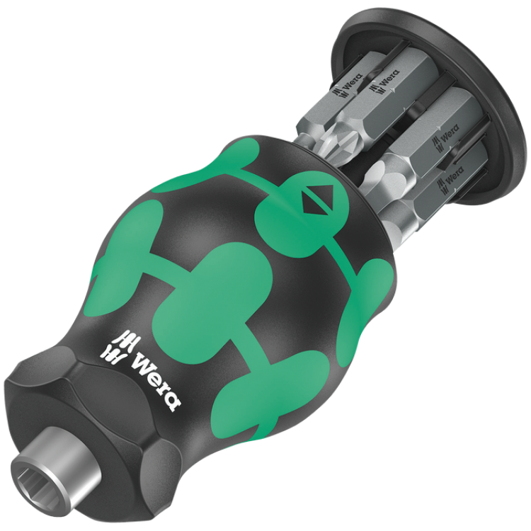 Ручка-бітотримач WERA Kraftform Kompakt Stubby Magazin 5, 05008878001