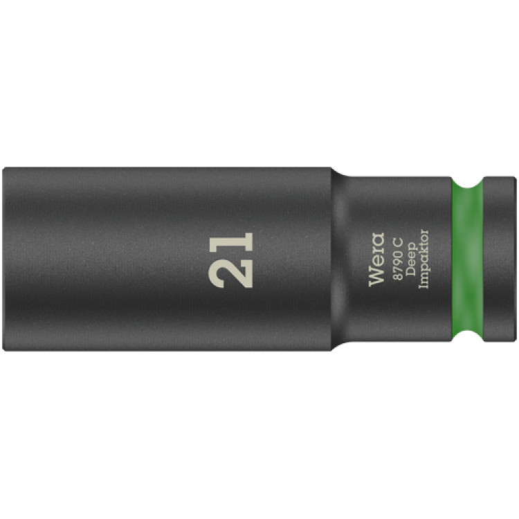 Торцева головка Wera 8790 C Impaktor Deep 1/2", подовжена, 21.0x83мм, 05004837001
