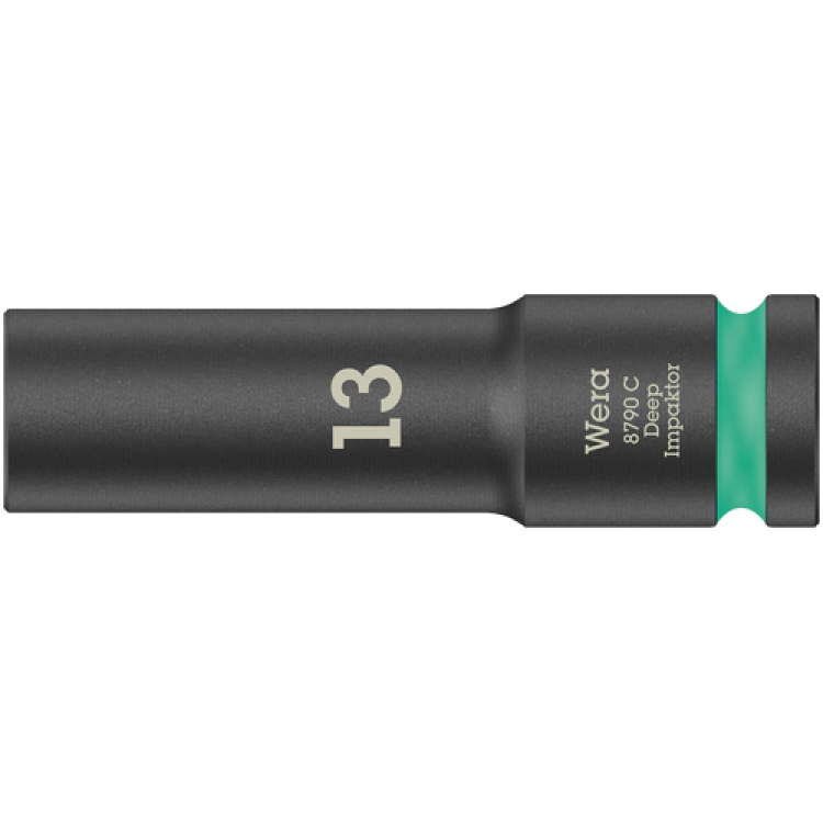 Торцева головка Wera 8790 C Impaktor Deep 1/2", подовжена, 13.0x83мм, 05004830001