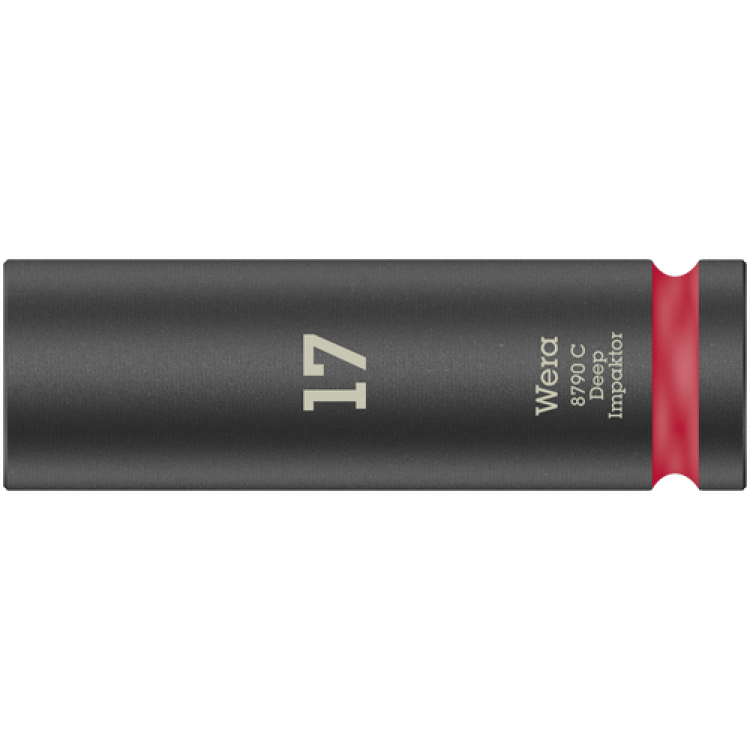Торцева головка Wera 8790 C Impaktor Deep 1/2", подовжена, 17.0x83мм, 05004834001