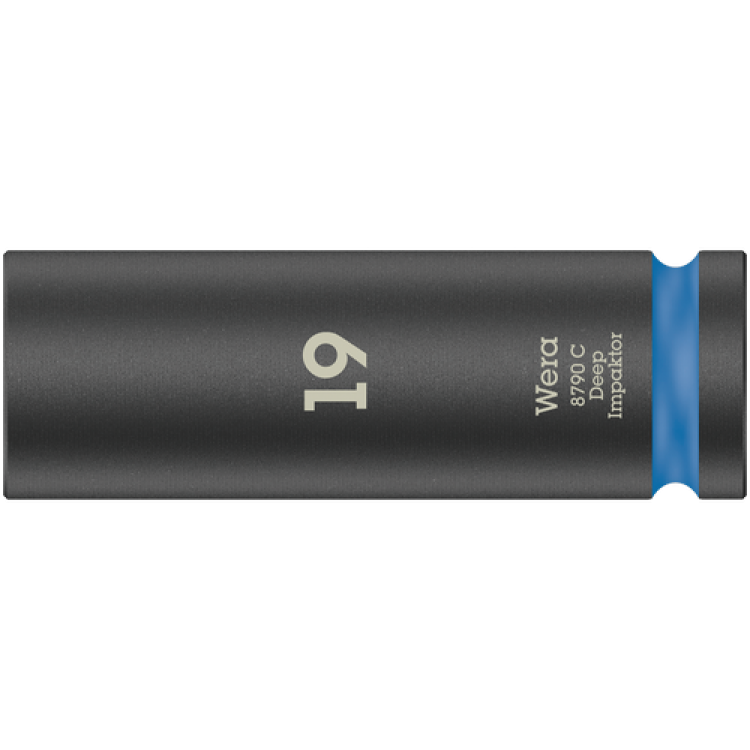 Торцева головка Wera 8790 C Impaktor Deep 1/2", подовжена, 19.0x83мм, 05004836001
