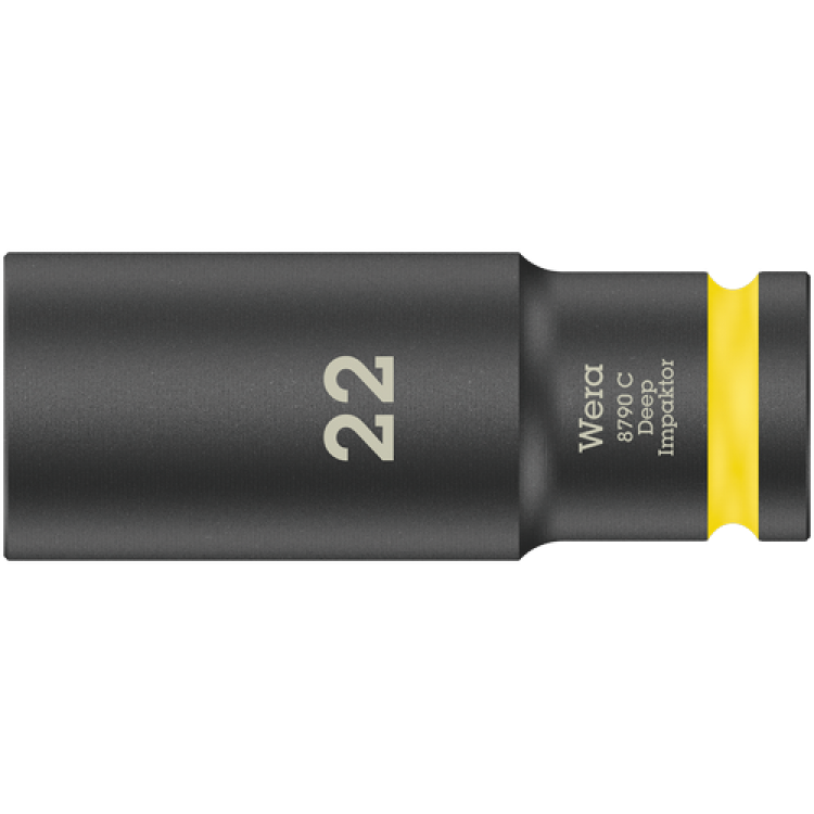 Торцева головка Wera 8790 C Impaktor Deep 1/2", подовжена, 22.0x83мм, 05004838001