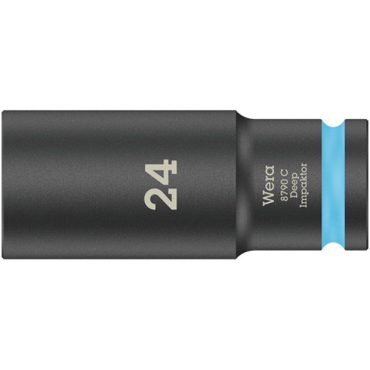 Торцева головка Wera 8790 C Impaktor Deep 1/2", подовжена, 24.0x83мм, 05004839001
