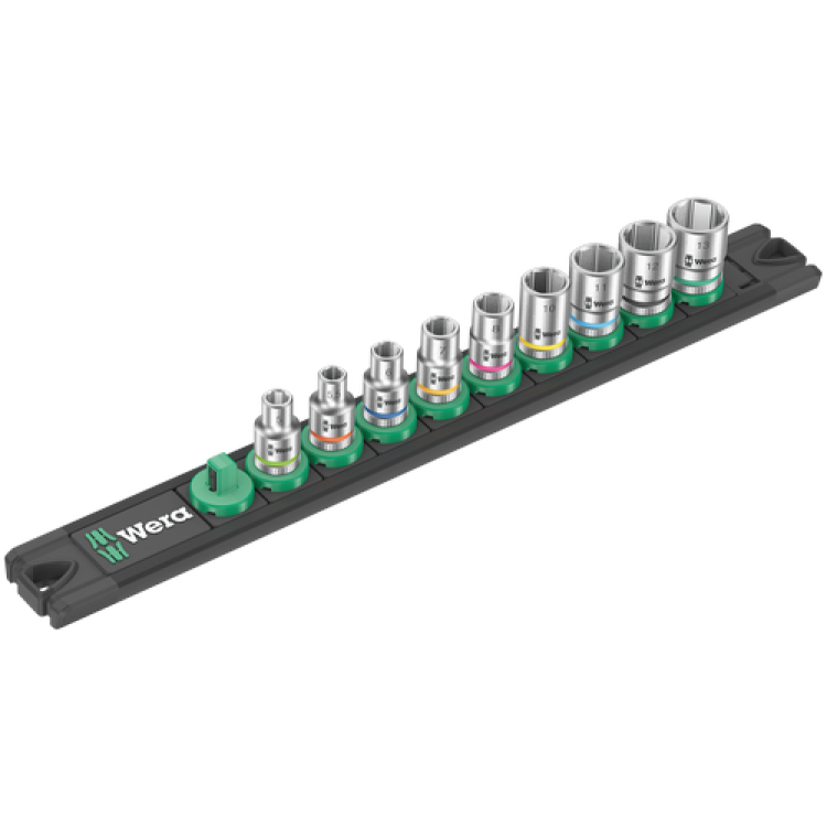 Набір торцевих головок Wera A4 Zyklop 1/4", 9 предметів, 05005400001