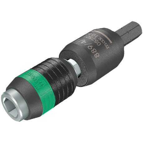 Бітотримач WERA Rapidaptor 889/4/1 F, з муфтою вільного ходу для динамометричної викрутки пістолетної форми, 05052501001