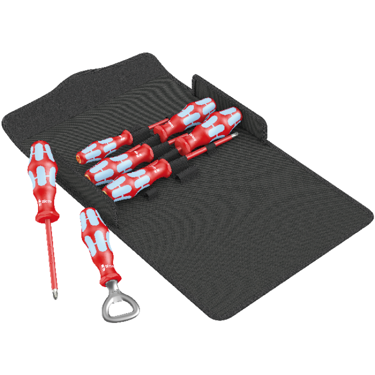 Набір викруток WERA Kraftform 3100 i/7 Set 1, з нержавіючої сталі, 05022750001