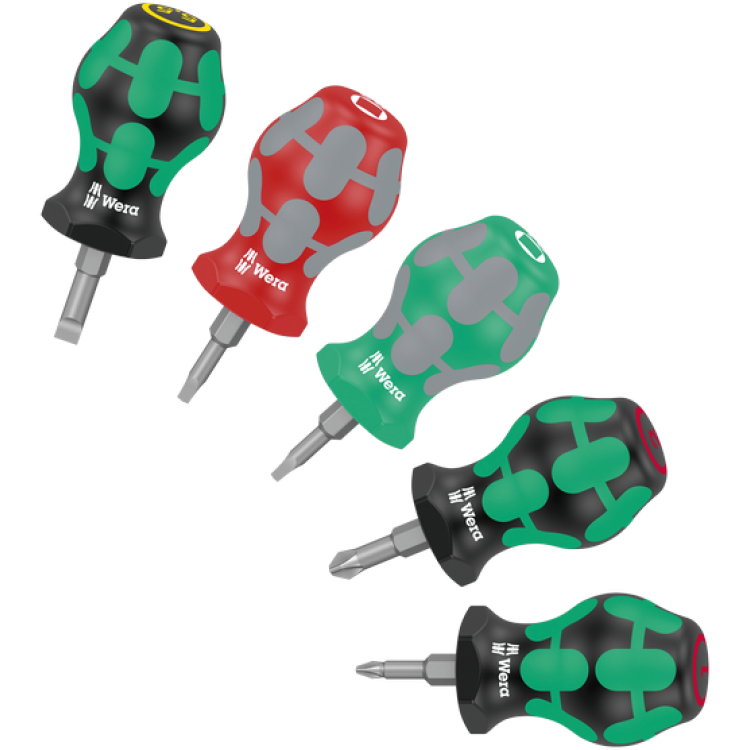 Набір коротких викруток WERA, Stubby Set 3, 05008872001