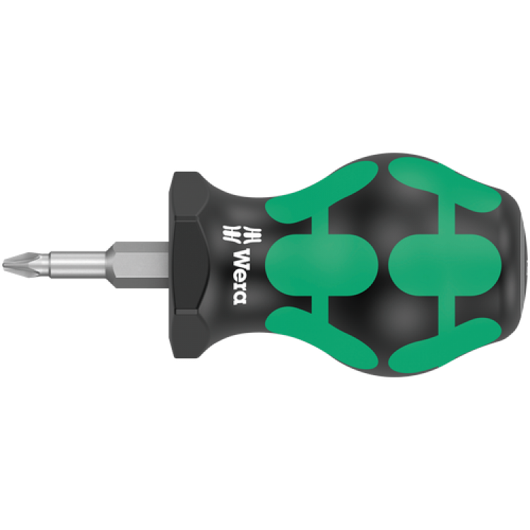 Викрутка хрестова для карбюраторів WERA, 355 PZ Stubby, PZ1×54мм, 05008853001