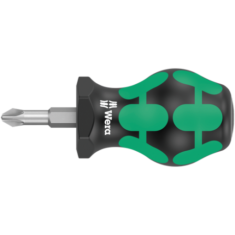 Викрутка хрестова для карбюраторів WERA, 355 PZ Stubby, PZ2×54мм, 05008854001