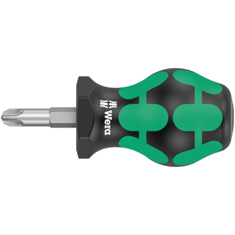 Викрутка хрестова для карбюраторів WERA, 355 PZ Stubby, PZ3×54мм, 05008855001