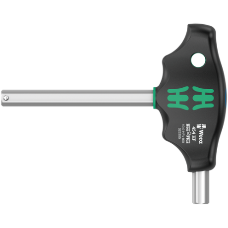 Шестигранна викрутка Wera з поперечною ручкою, Hex-Plus 454 HF, з фіксуючою функцією, 10×100мм, 05023354001