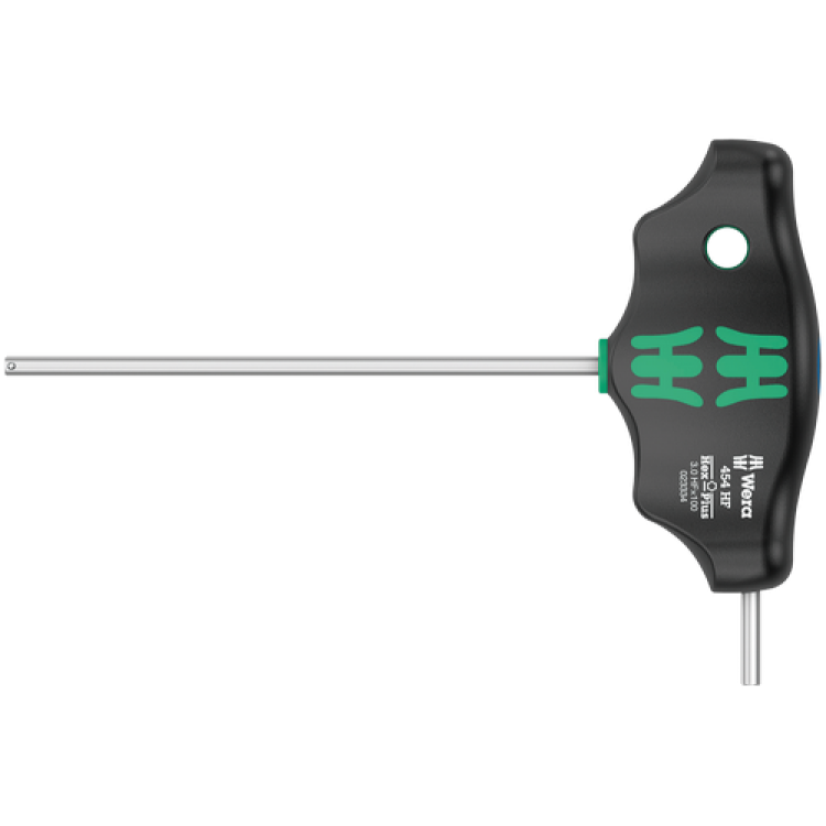 Шестигранна викрутка Wera з поперечною ручкою, Hex-Plus 454 HF, з фіксуючою функцією, 3×100мм, 05023334001