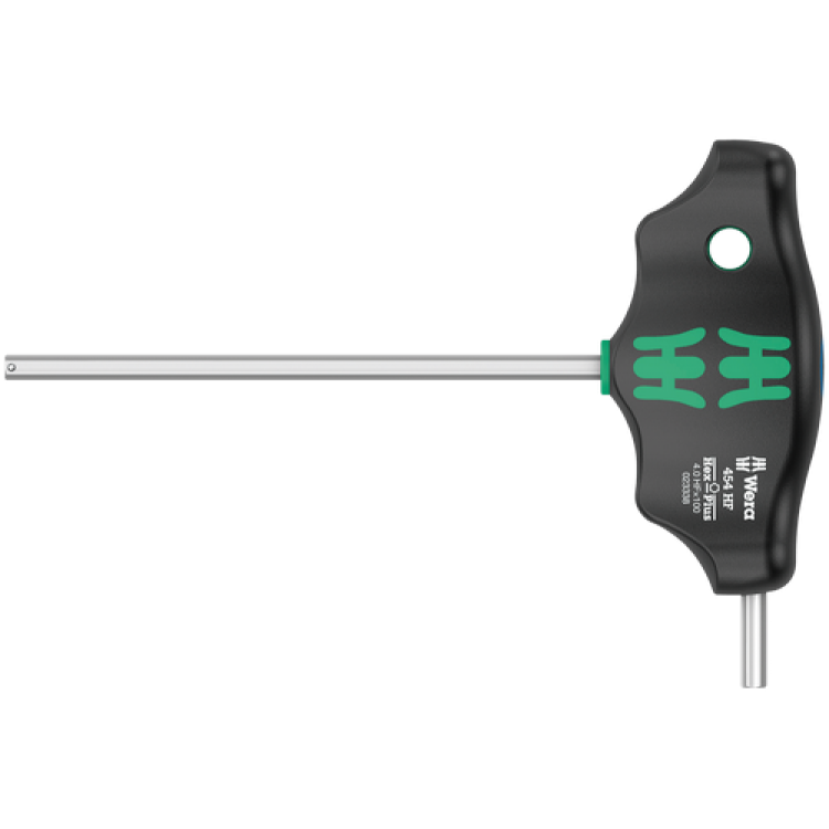 Шестигранна викрутка Wera з поперечною ручкою, Hex-Plus 454 HF, з фіксуючою функцією, 4×100мм, 05023338001