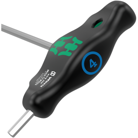 Шестигранна викрутка Wera з поперечною ручкою, Hex-Plus 454 HF, з фіксуючою функцією, 4×150мм, 05023339001