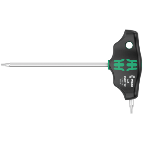Шестигранна викрутка Wera з поперечною ручкою, 467 TORX® HF, з фіксуючою функцією, TX10×100мм, 05023371001