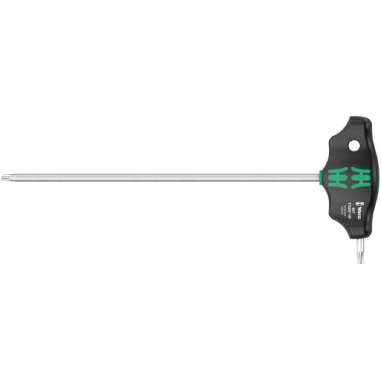 Шестигранна викрутка Wera з поперечною ручкою, 467 TORX® HF, з фіксуючою функцією, TX25×200мм, 05023376001