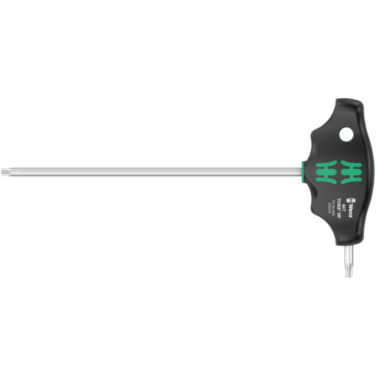 Шестигранна викрутка Wera з поперечною ручкою, 467 TORX® HF, з фіксуючою функцією, TX30×200мм, 05023378001