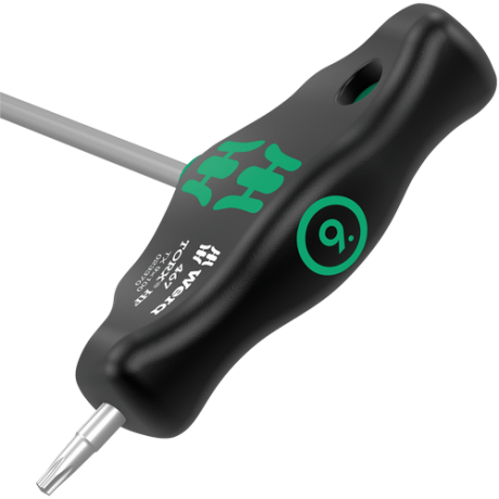 Шестигранна викрутка Wera з поперечною ручкою, 467 TORX® HF, з фіксуючою функцією, TX6×100мм, 05023367001