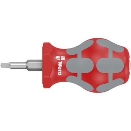 Викрутка для гвинтів з внутрішнім квадратом WERA, 368 Stubby, #02×54мм, 05008864001