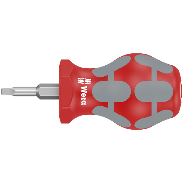Викрутка для гвинтів з внутрішнім квадратом WERA, 368 Stubby, #02×54мм, 05008864001