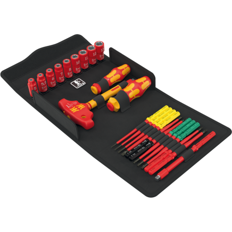 Викрутка зі змінними насадками та головками WERA Kraftform Kompakt VDE 24 Allrounder Set 1, 05006632001