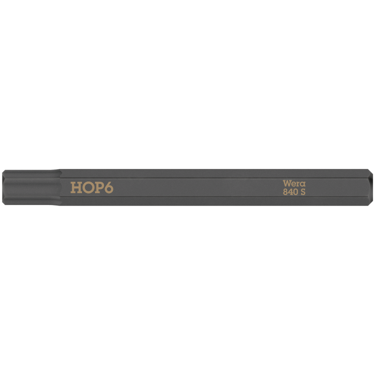 Біта WERA 840 S для ударної викрутки-гайковерта 921, тип наконечника HEX 4,0×70, 05018151001