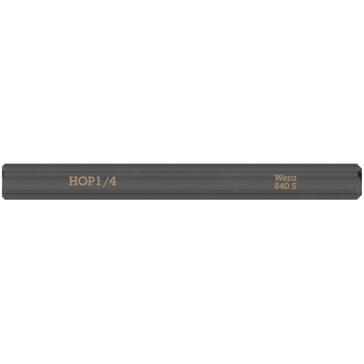Біта WERA 840 S для ударної викрутки-гайковерта 921, тип наконечника HEX 1/4"×70, 05018157001