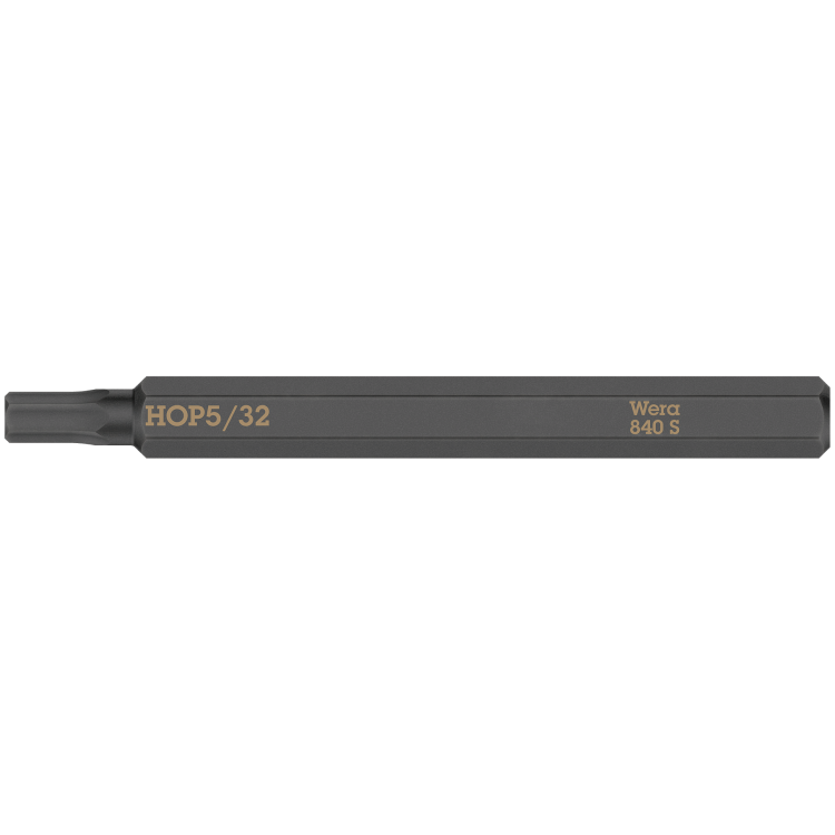Біта WERA 840 S для ударної викрутки-гайковерта 921, тип наконечника HEX 5/32"×70, 05018155001