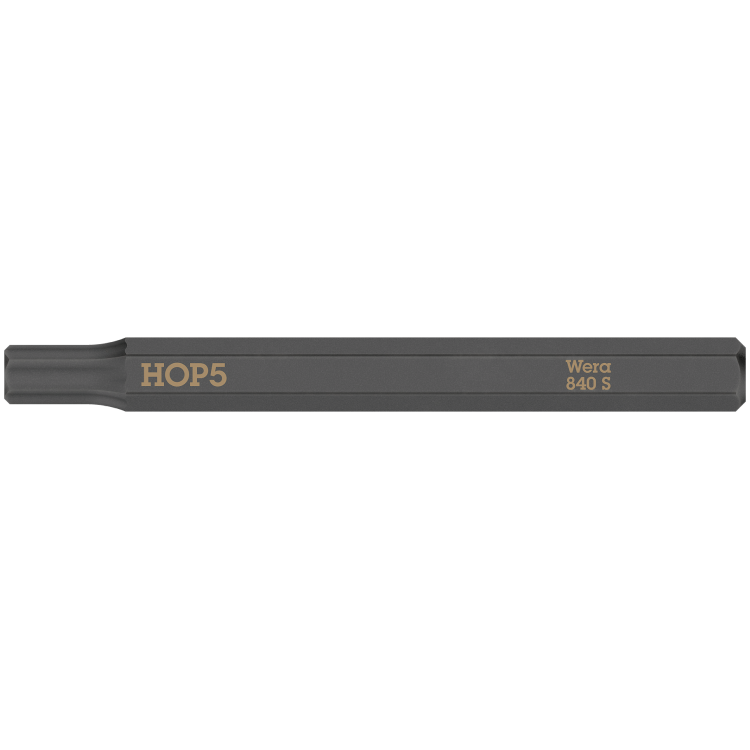 Біта WERA 840 S для ударної викрутки-гайковерта 921, тип наконечника HEX 5,0×70, 05018152001