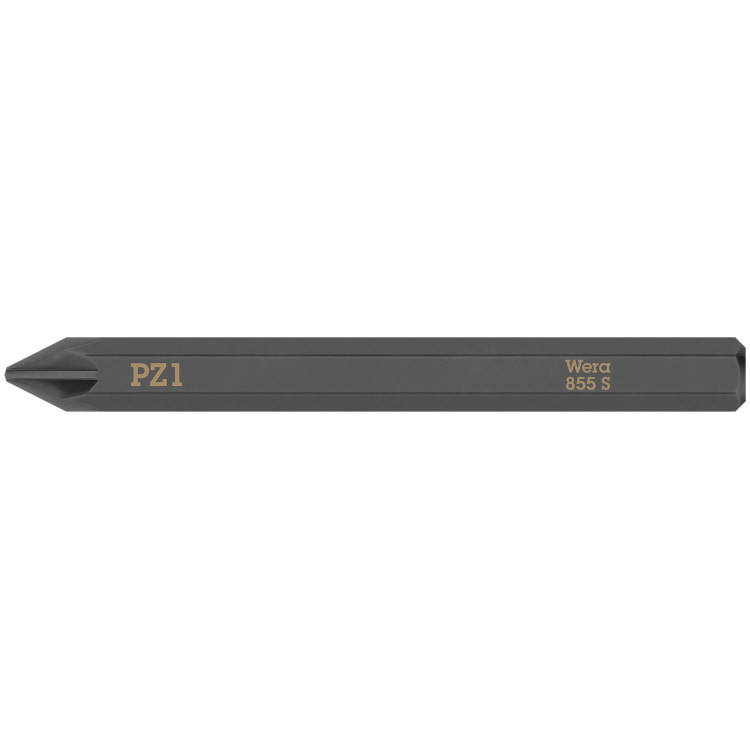 Біта WERA 855 S для ударної викрутки-гайковерта 921, Pozidriv PZ 1×70мм, 05018163001