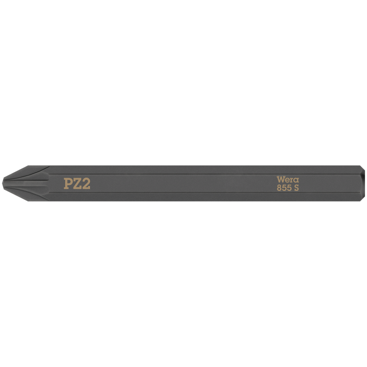 Біта WERA 855 S для ударної викрутки-гайковерта 921, Pozidriv PZ 2×70мм, 05018164001