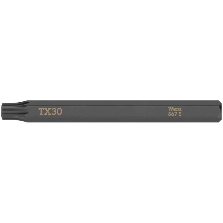 Біта WERA 867 S для ударної викрутки-гайковерта 921, тип наконечника TORX® TX30×70, 05018169001
