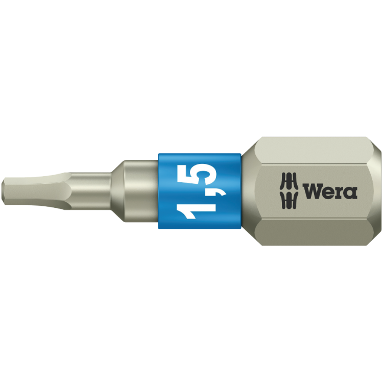 Біта WERA 3840/1 TS, нержавіюча сталь, 05071070001, 1.5×25
