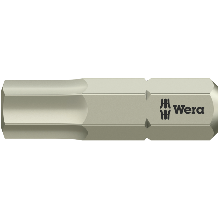 Біта WERA 3840/1 TS, нержавіюча сталь, 05071076001, 6.0×25