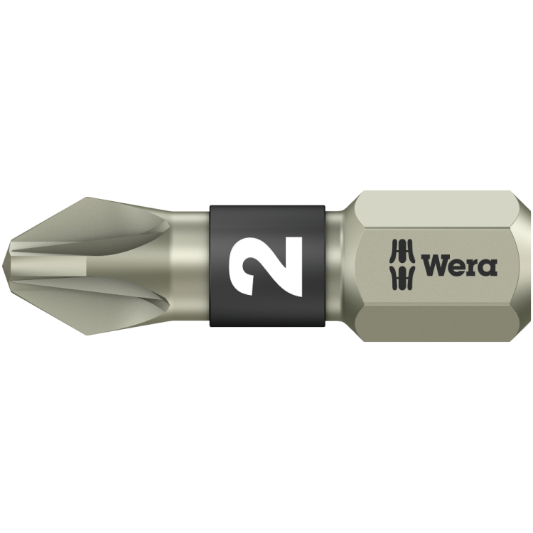 Біта WERA 3855/1 TS нержавіюча сталь, 05071021001, PZ2×25