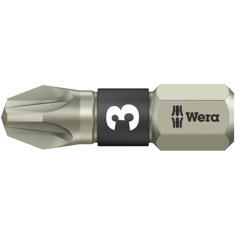 Біта WERA 3855/1 TS нержавіюча сталь, 05071022001, PZ3×25