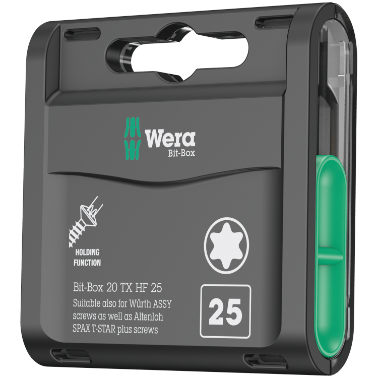 Набір біт WERA Bit-Box 20 TX HF, 05057777001, TX20x25мм