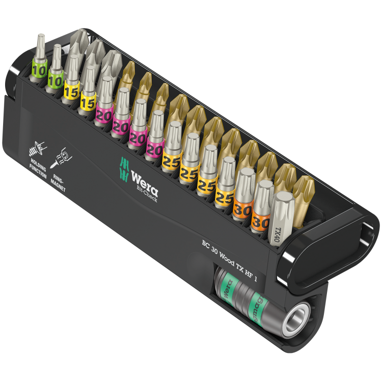 Набір біт WERA Bit-Check 30 Wood TX HF 1, 05057436001