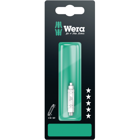 Біта WERA 9507 SB "4-в-1", HEX 2.5; 5; 6 x TX 25 x 37мм, 05073202001