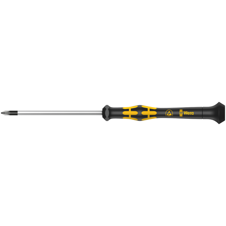 Викрутка хрестова Pozidriv Kraftform Micro 1555 PZ, 05030116001, PZ 1x80мм