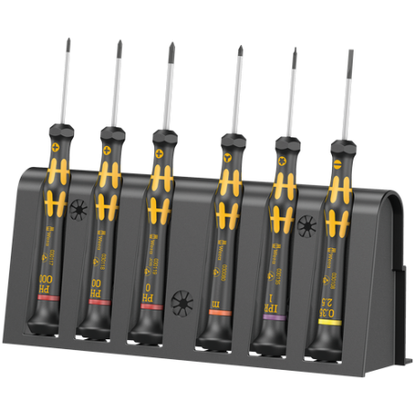 Набір викруток для електронщика + підставка Wera 1550/6 ESD, 05030180001