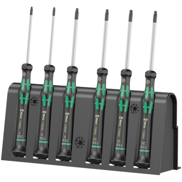 Набір викруток для електронників WERA TORX® BO 2067/6, 05118154001