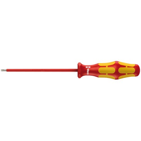 Викрутка ізольована шліцева, Kraftform Plus Wera 160 i, 05006105001, 0.5×3.0×100мм